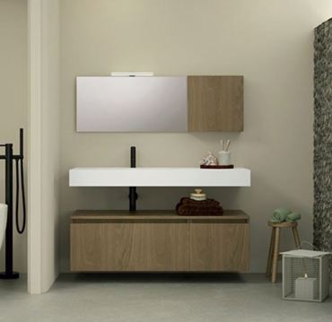 ΕΠΙΠΛΟ ΜΠΑΝΙΟΥ ΜΕΛΑΜΙΝΗ X-SOLID BASIN 3 121εκ.